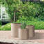 Ensemble de pots à fleurs 3 pièces Centonze-1876314822