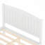 Lit plateforme, lit plateforme en bois massif avec lattes de soutien et structure solide, aucun sommier nécessaire-606343305-606343414