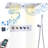 Vicenza Chrome Polished Thermostatic LED Musical Recessed Ceiling Mount Rainfall Shower System