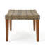 Style transitionnel avec bois franc et couleur principale gris naturel, profondeur de produit de 28 po, largeur de 20 po, hauteur de 15,61 po avec assise en bois, hauteur idéale pour la terrasse