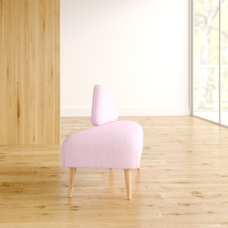 Shetland Upholstered Chaise Lounge, Pink