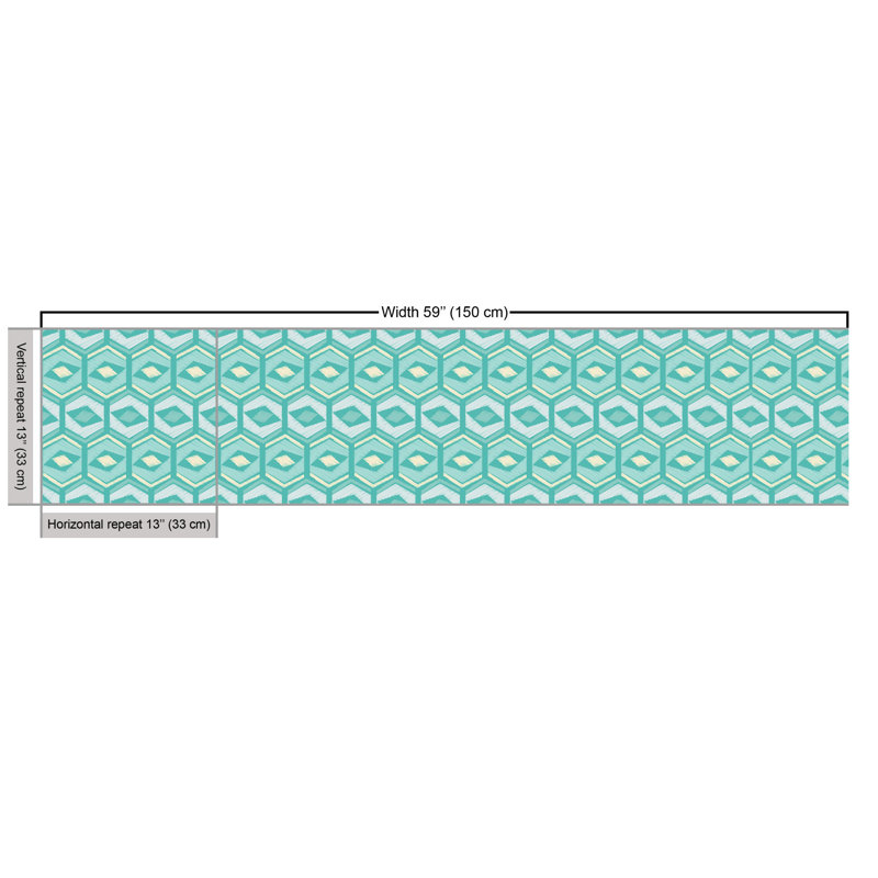 Valorie Rhombs and Hexagons Fabric