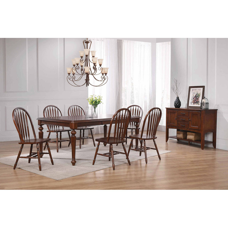 Ensemble de salle à manger Eddi, 8 pièces: table, 7 chaises