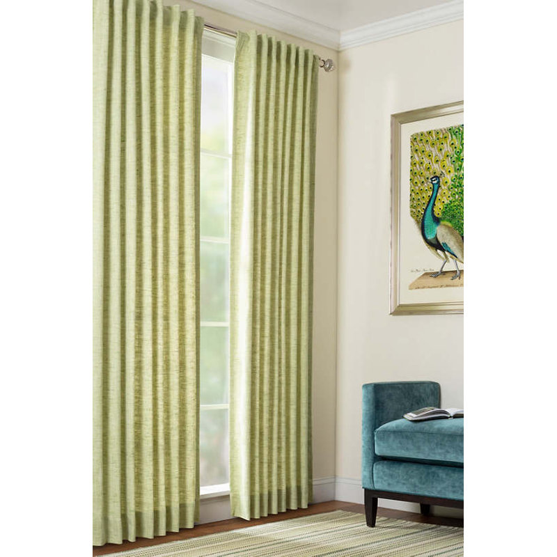 Greylock Soft Curtain Panel, 48"W x 120"L, Blue
