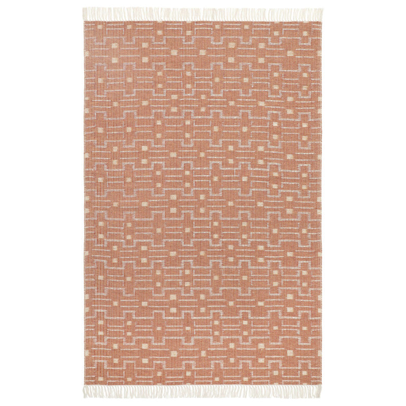 Tapis d'intérieur en laine tissé à plat Middleburg, Rectangle de 5 pi x 8 pi