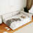 Upholstered  Platform Bed With USB Ports-199594370-199594380