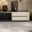 Meuble télé rétro en bois manufacturé Griotte-547394806