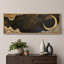«Moody Yellow Crescent Moon Night Clouds Home Decor Extra Large», reproduction d'art sur toile encadrée-107118218-111665913