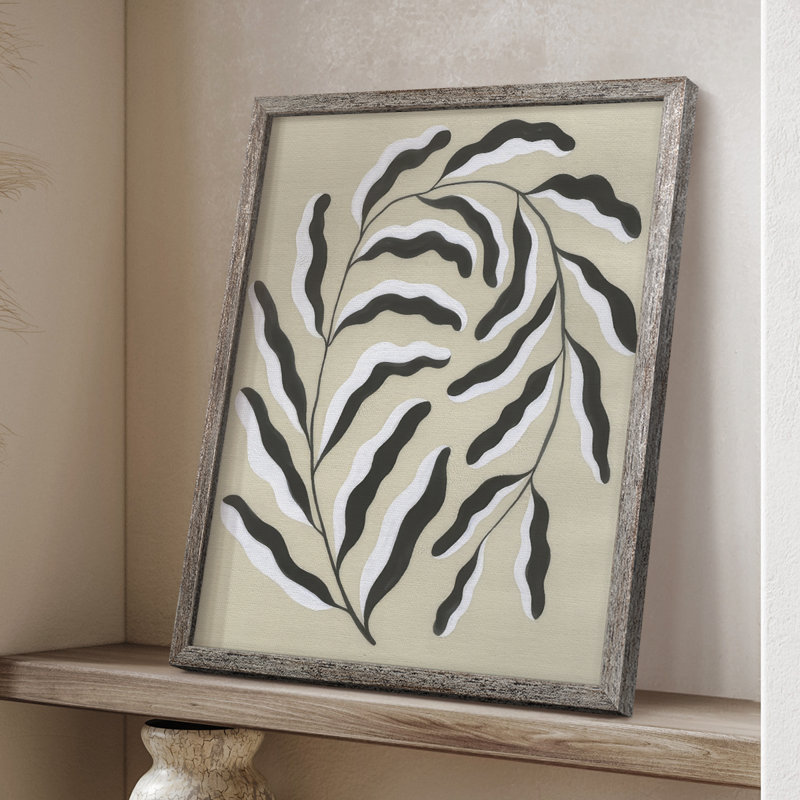 Emerging Weeds I Framed Print - Solid Wood, 30" H x 24" W