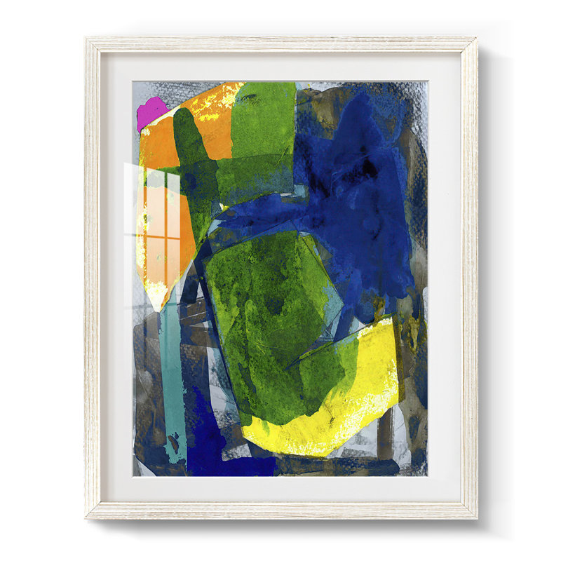 Brights Strokes I -Framed Print