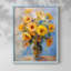 Série FLORAL CDLxxi - reproduction encadrée de qualité supérieure - prête à être accrochée - aucun clou requis-231027074-231027098