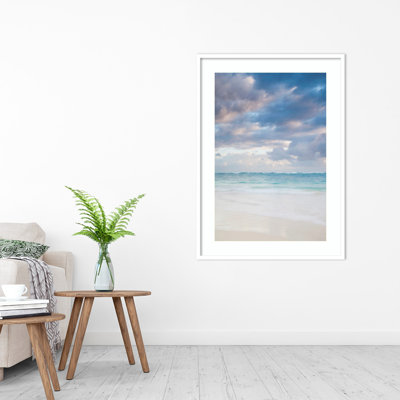 «Bavaro Beach At Dawn» par Walter Bibikow, Danita Delimont, impression sur bois encadrée