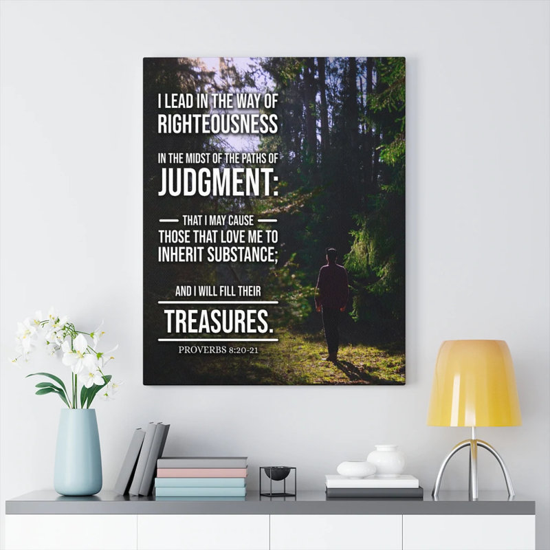 Paths Of Judgment - Wrapped Canvas Print, 76cm H x 61cm W