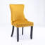 Ensemble de 2 chaises de salle à manger rembourrées à oreilles avec garniture cloutée, chaise de cuisine-288593330
