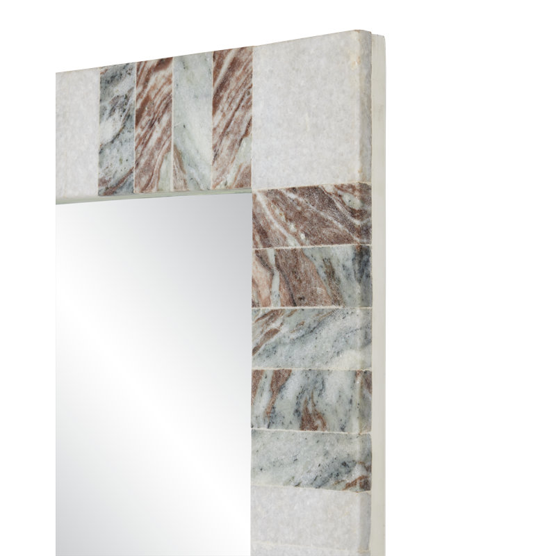 Elena Rectangle Marble Wall Mirror
