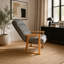 Fauteuil lounge moderne réglable avec réglage de l'angle lombaire sur trois niveaux et de la hauteur d'assise