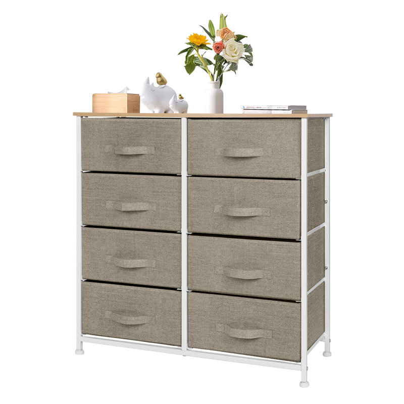 8 Drawer Storage Drawer, Beige