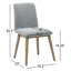 Chaise rembourrée Lucia