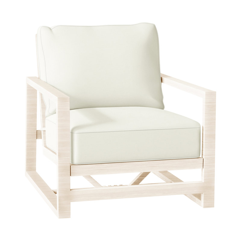 Méridienne Avondale, Welt + bourre standard, Blanc naturel, Craie