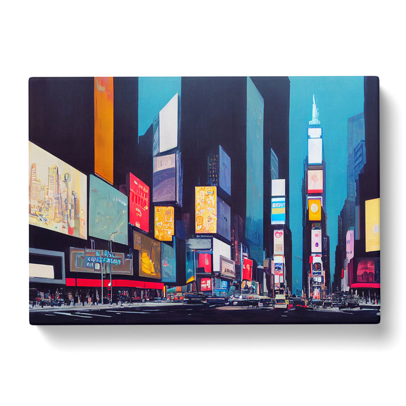 New York Times Square Art Vol.7 - Wrapped Canvas Print, 40cm H x 60cm W x 3cm D