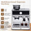 Machine à espresso semi-automatique avec mousseur Sangdo