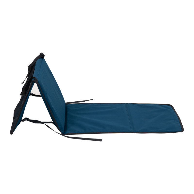 Tapis de plage portatif avec dossier réglable pour adultes SUNJoy (ensemble de 2) - , Marine