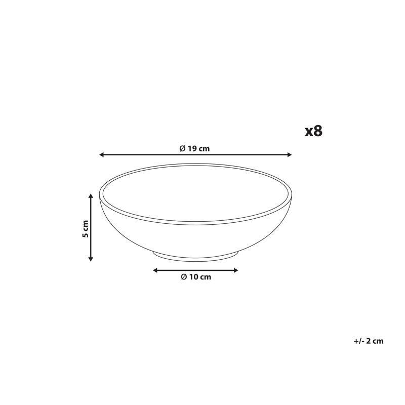 THYME 650ml Handmade Stoneware Pasta Bowl