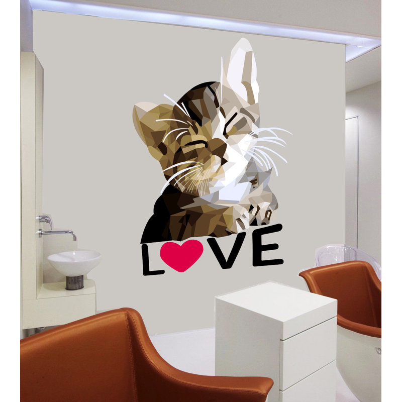 Animals Wall Decal, 10" H x 12" W