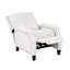 Fauteuil de style transitionnel, tissu écossais noir, siège renforcé en métal, rembourrage en mousse sur ressorts ensachés, coussins de dossier et de siège attachés, pieds en bois exposés avec finition, fonction de poussée,