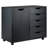 Barakha 5-drawer and 1-door Accent Cabinet in Black, 26.3'' H X 30.71'' W X 15.98'' D-2010521861