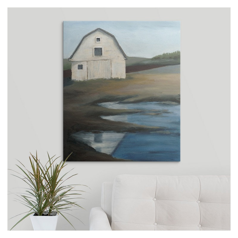 « farmstead i », reproduction d’art, H 30 po x l 25 po x P 1,5 po, Toile