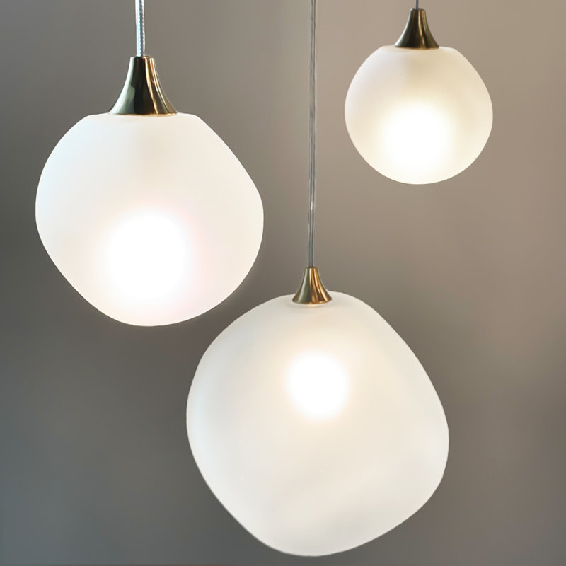 Voyage 3 mix Pendants Chandelier, White