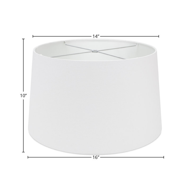 10'' H Linen Drum Lamp Shade