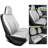 Car Seat Covers Black Leather Seat Cover Custom Fit Mustang Seat Covers for Ford Mustang 2015-2026
