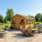 12 ft. W x 12 ft. D Cedar Wood Sunshed Garden Shed