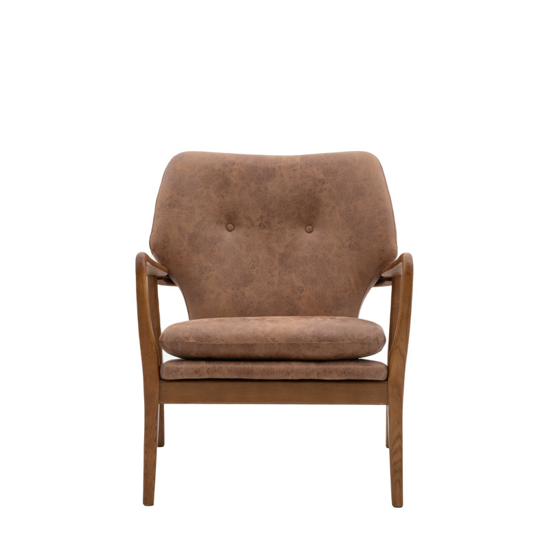 Clarisabel Upholstered Armchair, Brown