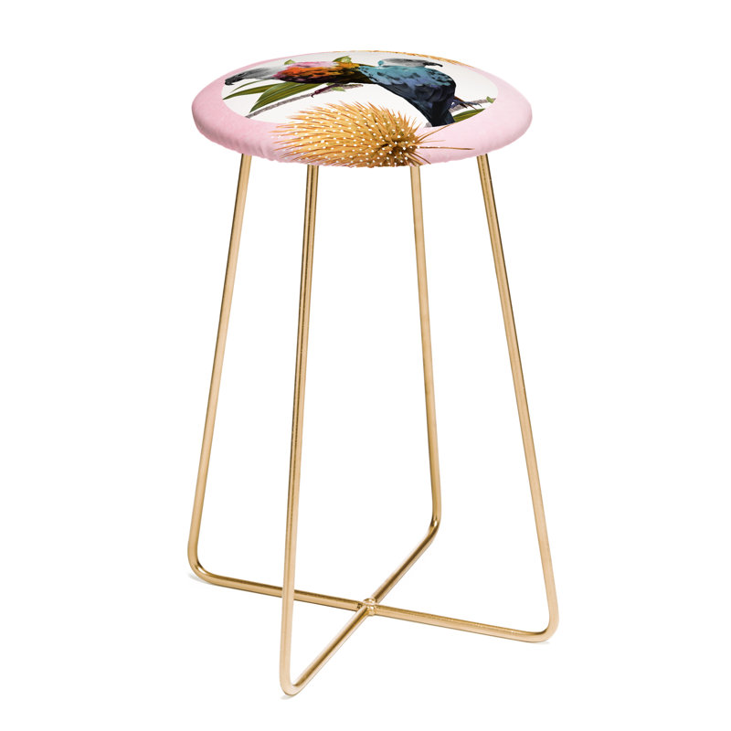 Tabouret 25 "Jolly Parrots