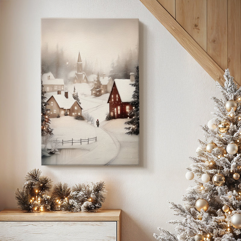 Sugar Carol - Toile tendue avec châssis de qualité supérieure, H 18 po x l 12 po
