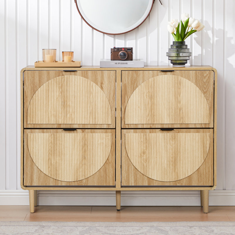 Armoire de rangement pour chaussures 16 à 20 paires, Jaune