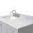 Flynt 43'' Single Bathroom Vanity with Carrara Marble Top-64627245-64627246