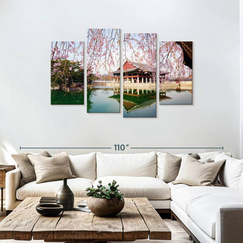 Lilie Gyeongbokgung Palace, 48" H x 75" W