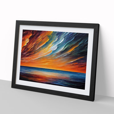 XH1022-6440X Ocean Clouds Vol.1 Abstract - Single Picture Frame Print