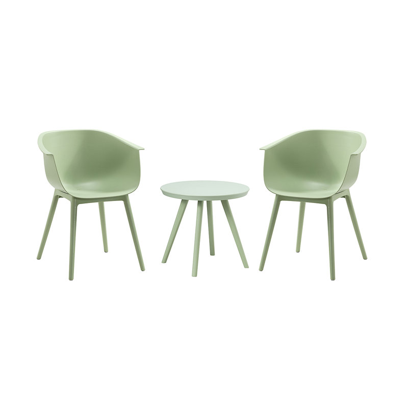 Ensemble de conversation 3 pièces, Vert