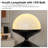 Hemispherical Acrylic Lampshade Floor Lamp