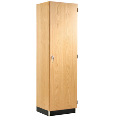 Armoire de salle de bain avec 1 porte brun Hinged