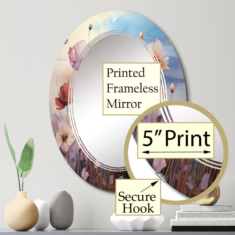 Oval Mirror, 30" x 20"