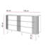 138 cm W Chest of 6 Drawers