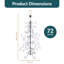 Décoration pour arbre de Noël Noelle avec crochets 5 pi-656070013