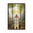 Toile avec cadre en bois brun classique est en rupture de stock