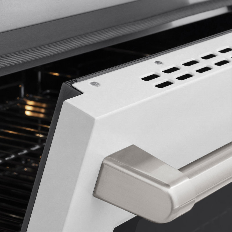 ZLINE 30 in. Paramount Induction Range with 4 Element Cooktop & Electric Oven w/ White Matte Door, White Matte